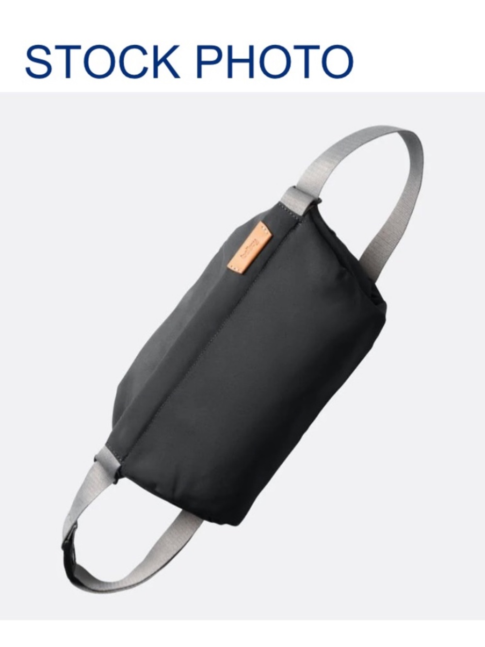 NWOT - Bellroy 7L sling belt bag in Charcoal Gray Model BSLA  - NOT the lite